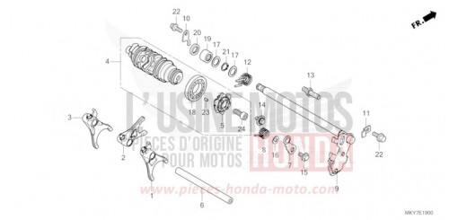GEARSHIFT DRUM CBR650RAT de 2026